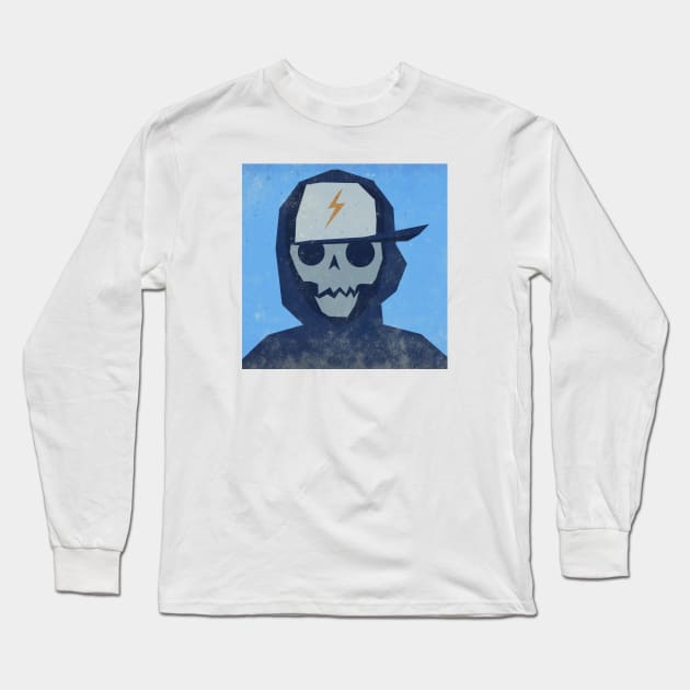 SKULLZILLA Long Sleeve T-Shirt by roozilla